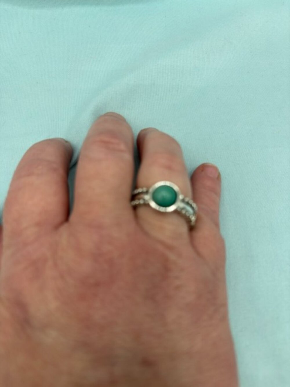 Paparazzi Green Trek And Field Ring